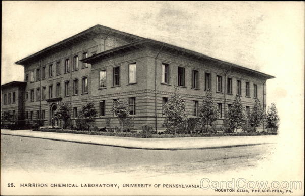 Harrison Chemical Laboratory, University of Pennsylvania, Huston Club Philadelphia