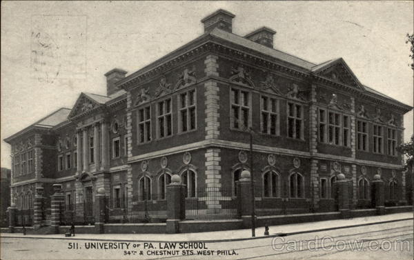 University of PA, Law School Philadelphia Pennsylvania