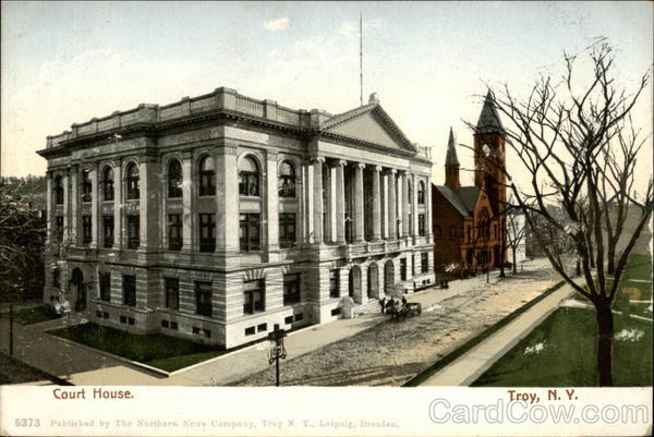Court House. Troy, N. Y New York