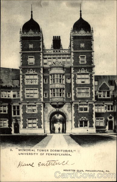 Memorial Tower Dormitories, University of Pennsylvania Philadelphia