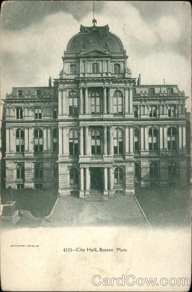 4333- City Hall, Boston, Mass Massachusetts