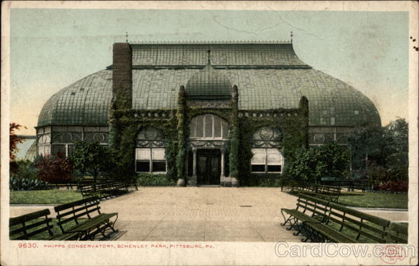 9630. Phipps Conseratory, Schenley Park, Pittsburg, Pa Pittsburgh Pennsylvania
