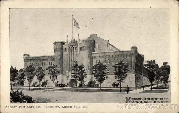 Proposed Armory for the Third Regiment N.G.M Military