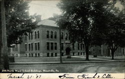 North Ward School Buildings Postcard