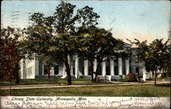 Library State University Postcard