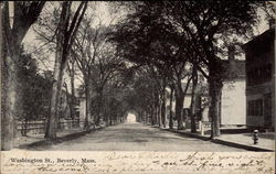 Washington St Beverly, MA Postcard Postcard