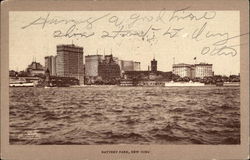 Battery Park New York, NY Postcard Postcard