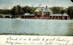 Boat House, Roger Williams Park Postcard