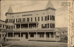 Hotel Moulton Lisbon, NH Postcard Postcard