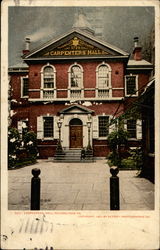 Carpenters Hall Postcard