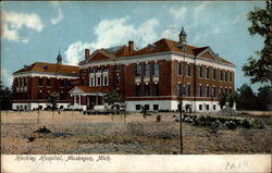 Hackley Hospital, Muskegon, Mich Michigan Postcard Postcard