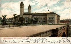 2762 - Carnegie Library, Pittsburg, Pa Postcard