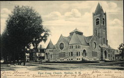 First Cong. Church Nashua, NH Postcard Postcard