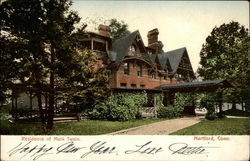Residence of Mark Twain Postcard
