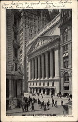 Stock Exchange, N.Y Postcard