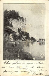 View of Water at Piasa Chautauqua Illinois Postcard Postcard