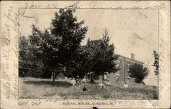 School House, Corning, O Postcard