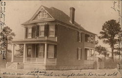 Two Story House Postcard