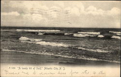 A Lonely Bit of Surf Postcard