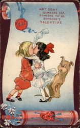 Why Don't Someone Ask Someone to be Someone's Valentine Postcard