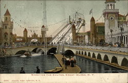 Shooting the Chutes, Coney Island, N. Y Postcard