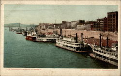 Monongahela Wharves Postcard