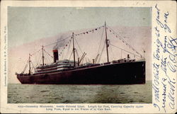 Steamship Minnesota, Seattle Oriental Liner Postcard