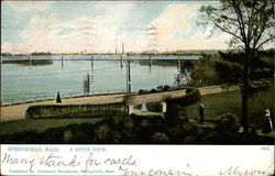 A River View Postcard