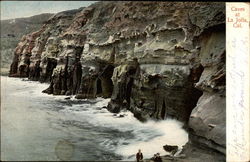 Caves at La Jolla California Postcard Postcard