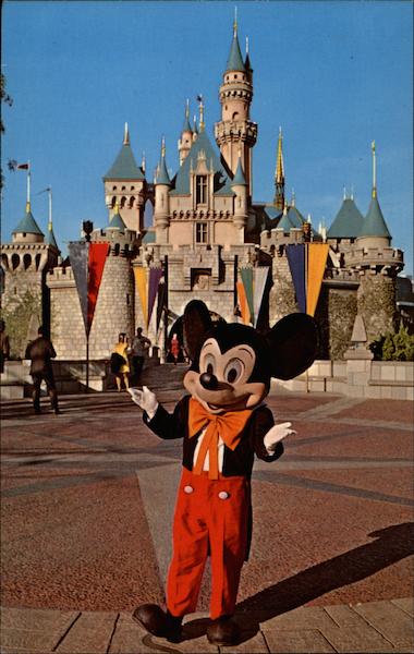 Mickey Mouse at Disneyland Anaheim California