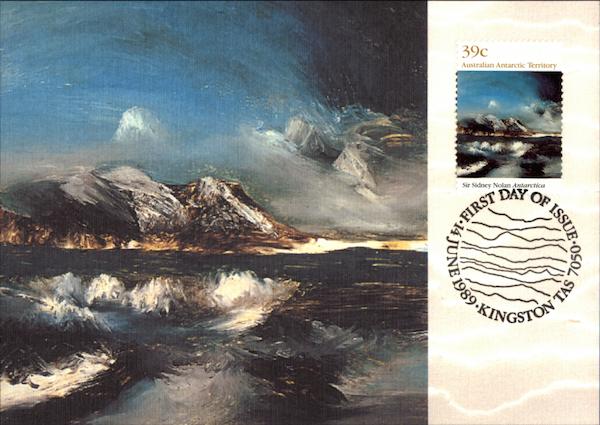 Nolan Antarctic Landscapes Stamp Postcards