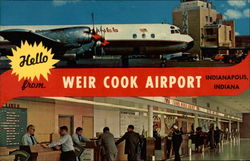 Hello from Weir Cook Airport Postcard