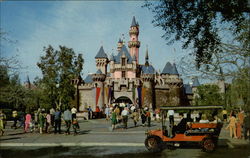 Sleeping Beauty's Castle Disney Postcard Postcard