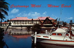 Castaways Motel Postcard