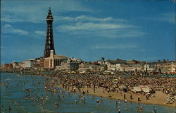 Blackpool Tower in Blackpool, Lancashire, England Postcard