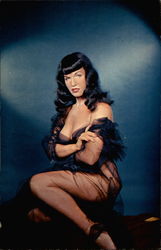Bettie Page - Join me in dreamland Postcard