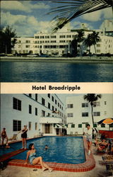 Hotel Broadripple Miami Beach, FL Postcard Postcard