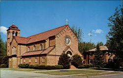 St. Francis Borgia Parish Catholic Church Postcard