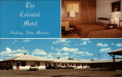 The Colonial motel Gallup, NM Postcard Postcard