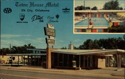 Town House Motel Elk City, OK Postcard Postcard