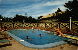 Red Horse Inn and Motel Postcard