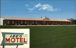 Lee's Motel Postcard