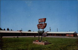 Collier's Court Motel Postcard