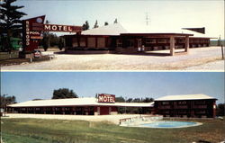 Redwood Motel "One of Iowa's Finest" Postcard