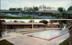 Del Rae Motel with Restaurant Chiefland, FL Postcard Postcard