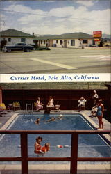Currier Motel Palo Alto, CA Postcard Postcard