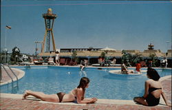 South of the Border Swimming Pool South Carolina Postcard Postcard