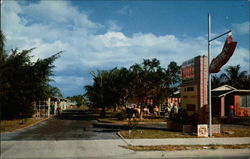 Riviera Beach Motel Florida Postcard Postcard