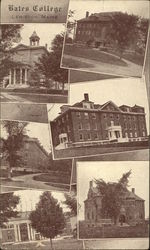 Bates College Multi-View Postcard