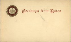 Bates College Seal Postcard